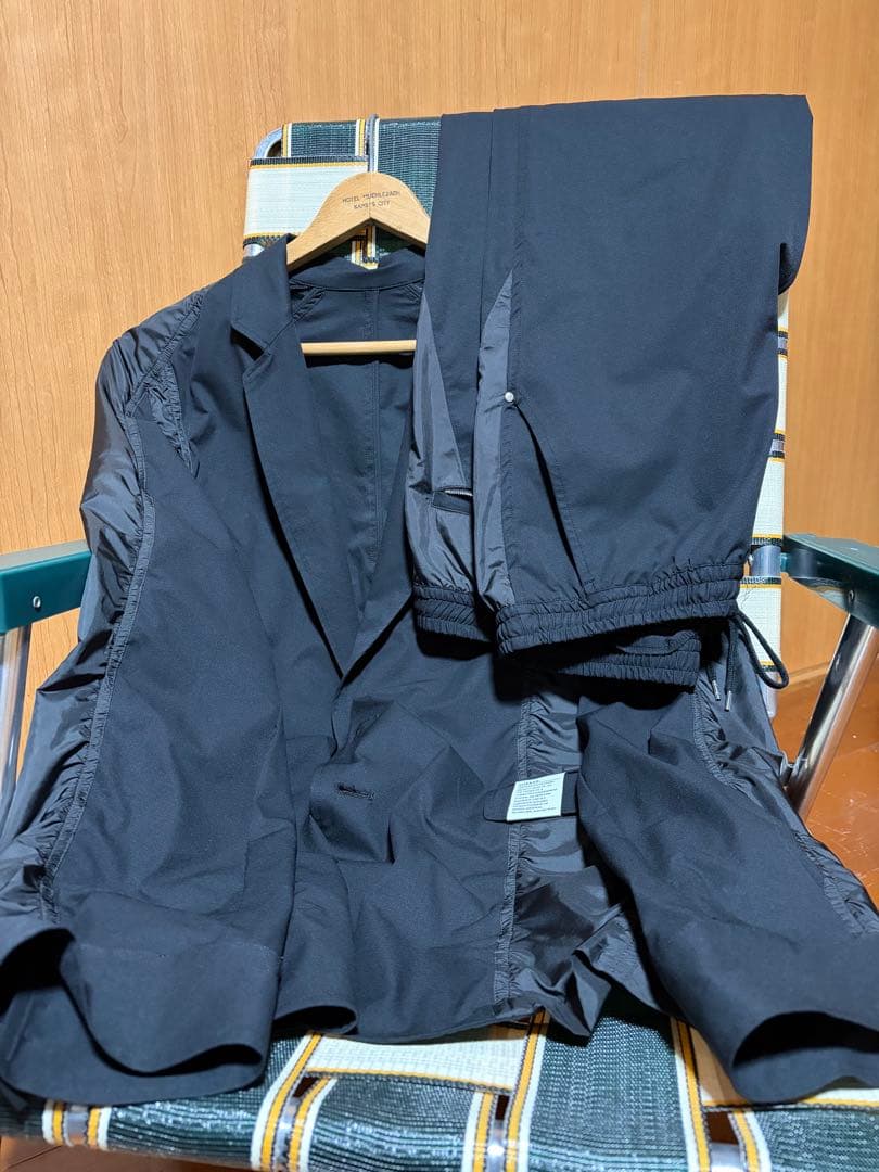 【特価】CITERA 黒 スーツ上下セット visvim TAKA-Q 【ウール】 ウール混 レギュラーフィット 2ボタン2ピーススーツ