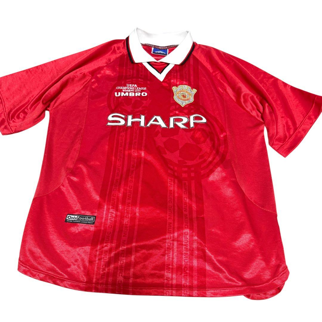 UMBRO マンチェスター 99S CL優勝　記念ユニフォーム　決勝　XL Yahoo!オークション - 1999 マンチェスターユナイテッド ユニフォーム