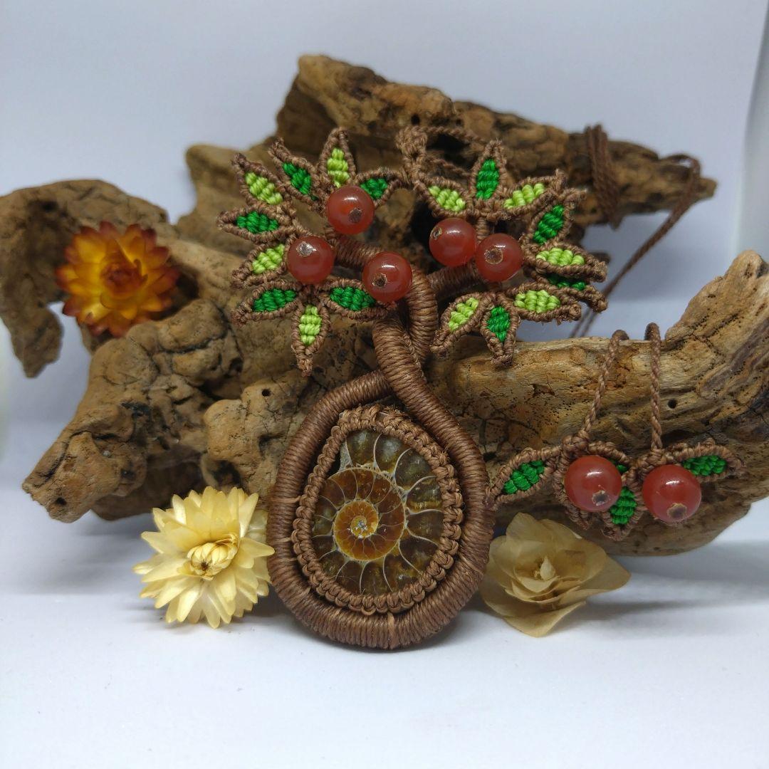 生命の樹　マクラメ編みネックレス 生命の樹 マクラメ編みネックレス - メルカリ