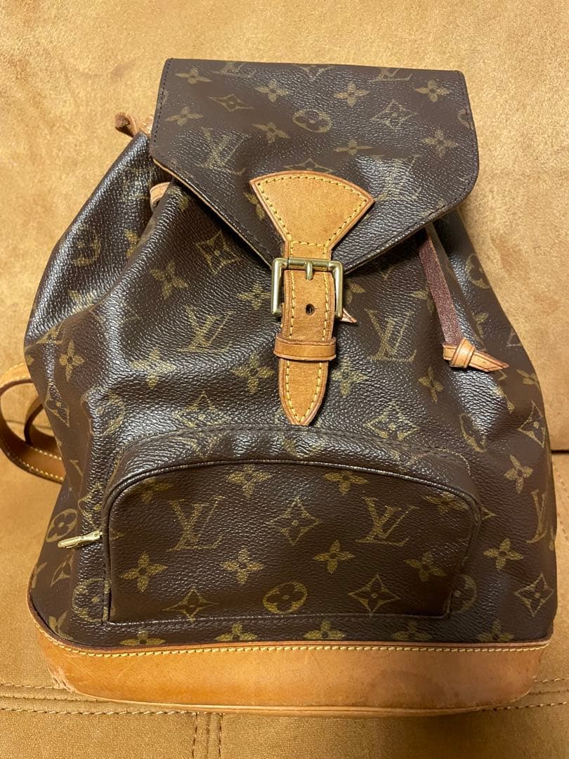 ルイ・ヴィトンの定番人気 モノグラム モンスリ リュック ルイヴィトンアンプラント モンスリPM 14145 ノワール レディース