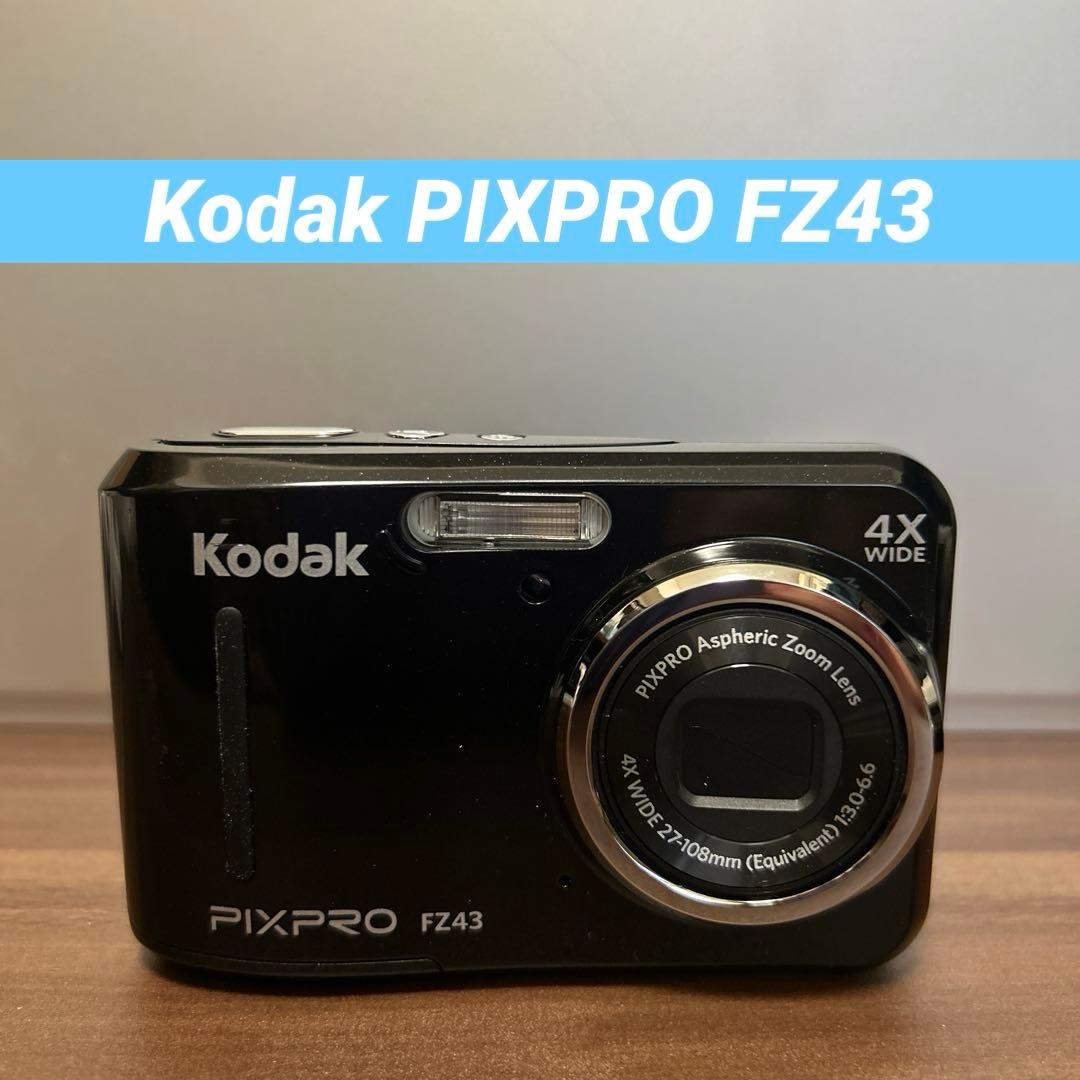 Kodak PIXPRO FZ43 コンパクトデジタルカメラ ブラック - メルカリ