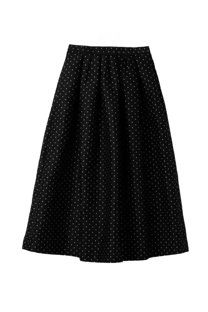 Herlipto￤Dot Jacquard Flared Skirt Dot Jacquard Flared Skirt