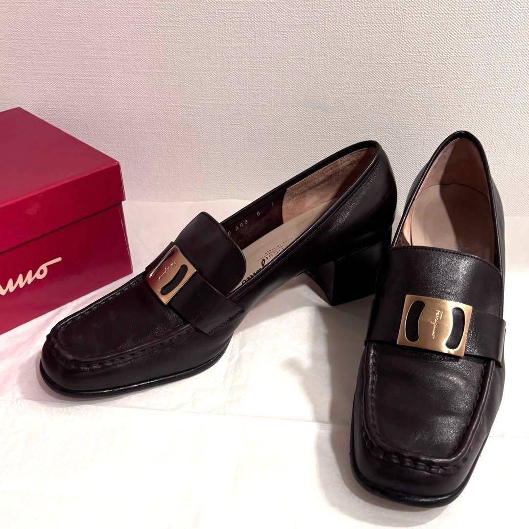 訳ありFerragamo フェラガモ レディース25cm マスタングカーフ FERRAGAMO（フェラガモ） 並行輸入 ハンドバッグ ワンダ 213485 760348