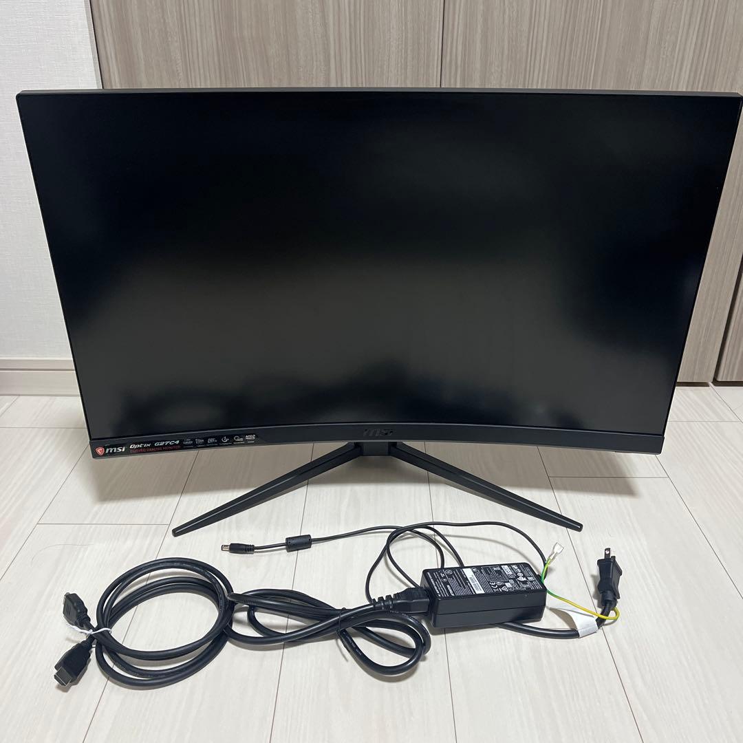 付属品完備MSI Optix G27C4 FHD湾曲型ゲーミングモニター Amazon.co.jp: MSI Optix MAG272CQR ゲーミングモニター VA湾曲パネル