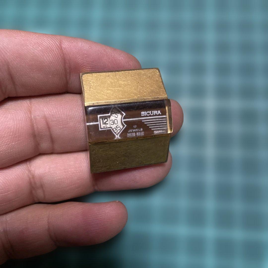 や*そ様 中古シクラ SICURAブランド手巻き腕時計 Yahoo!オークション - 1円 正規品【SICURA/シクラ】COMPUTER 手巻き ア