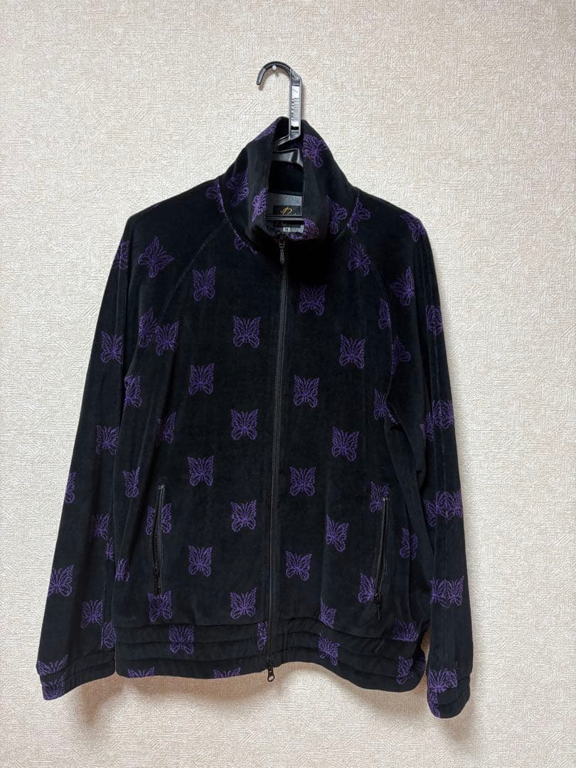 Needles パピヨンベロアトラックジャケット 黒紫 上下セット上はM 下はS 楽天市場】Needles ベロア トラック セットアップ M/M パープル