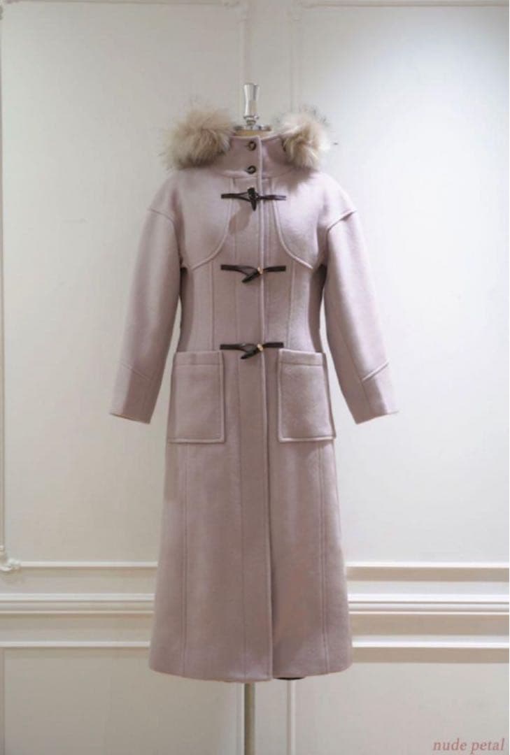 ジャケット・アウター herlipto Faux Fur Hoodie Duffle Coat Her lip to Faux Fur Hoodie Duffle Coart ダッフルコート ライト