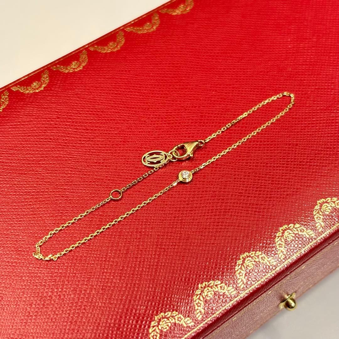 本物保証 カルティエ ダムール XS ダイヤ ブレスレット 750(PG) - メルカリ