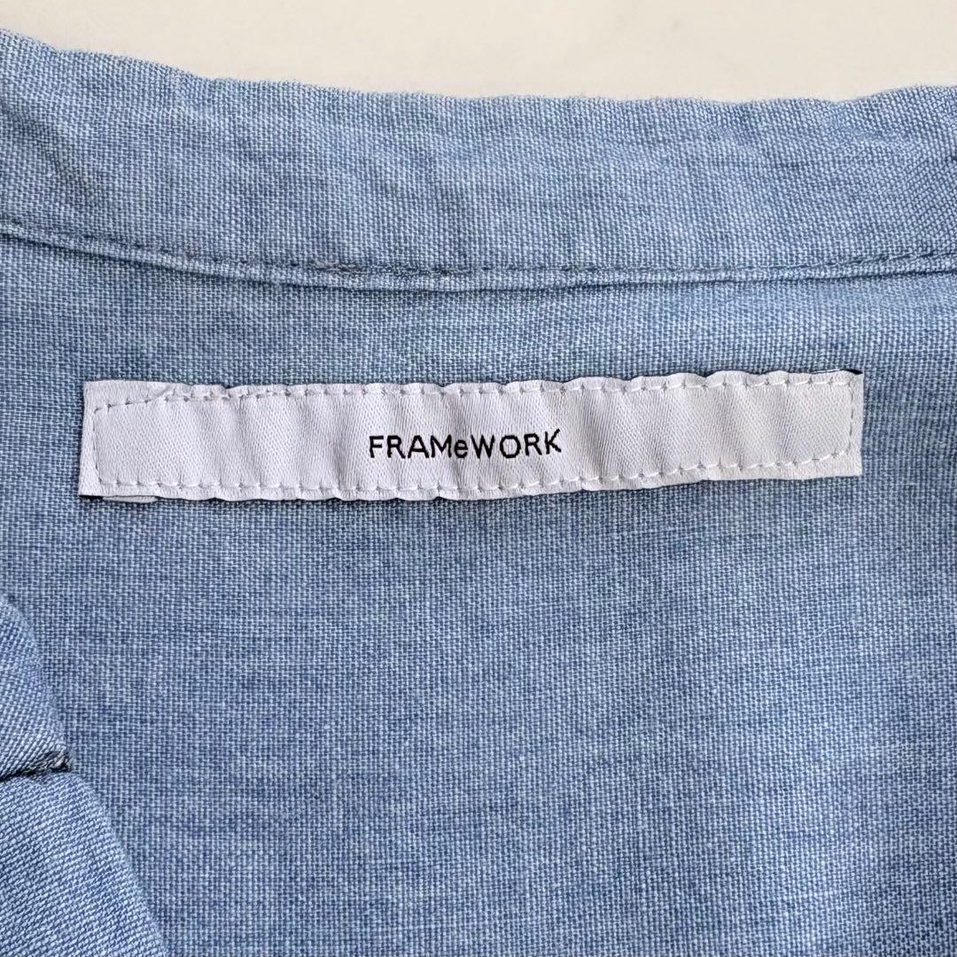 美品✨フレームワーク ダンガリードロストシャツ 2025SS - メルカリ