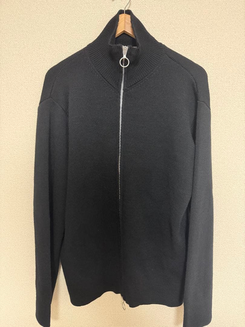 OUR LEGACY FUNICHAN SWEATER ドライバーズニット 48 Our Legacy - Funichan Sweater Black Rustic Merino