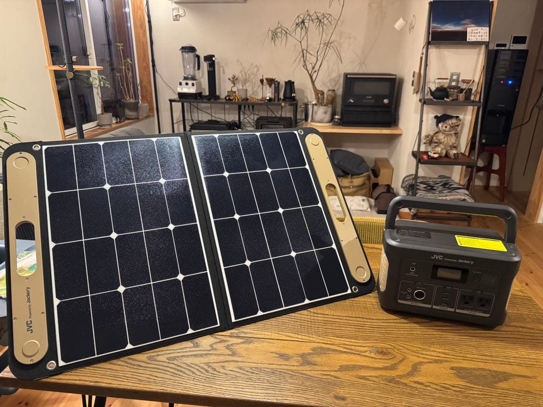 JVCケンウッド ポータブル電源 BN-RB62-C & ソーラーパネルセット BN-RB62-C+BH-SP68-C set ポータブル電源BN-RB62-C ソーラーパネル(68W