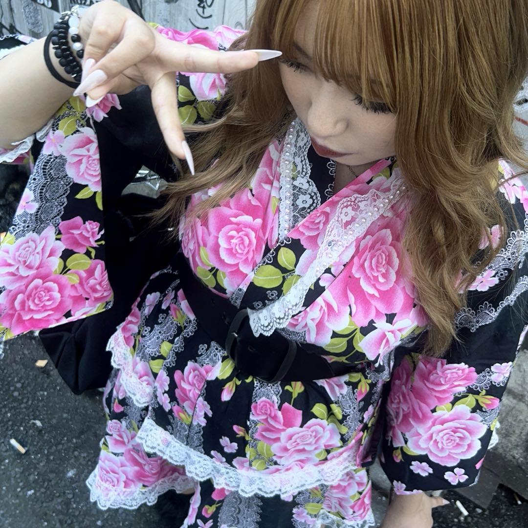 まさき様専用 浴衣ドレス 大人 姫ギャル ロリータ y2k ドレス浴衣