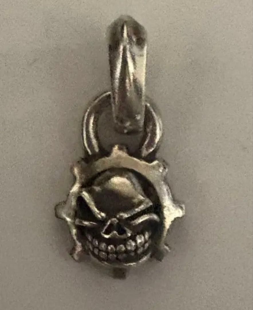 スターリンギア ギアフェイスペンダント スターリンギア マイクロスカルギアフェイスペンダント w/18k S