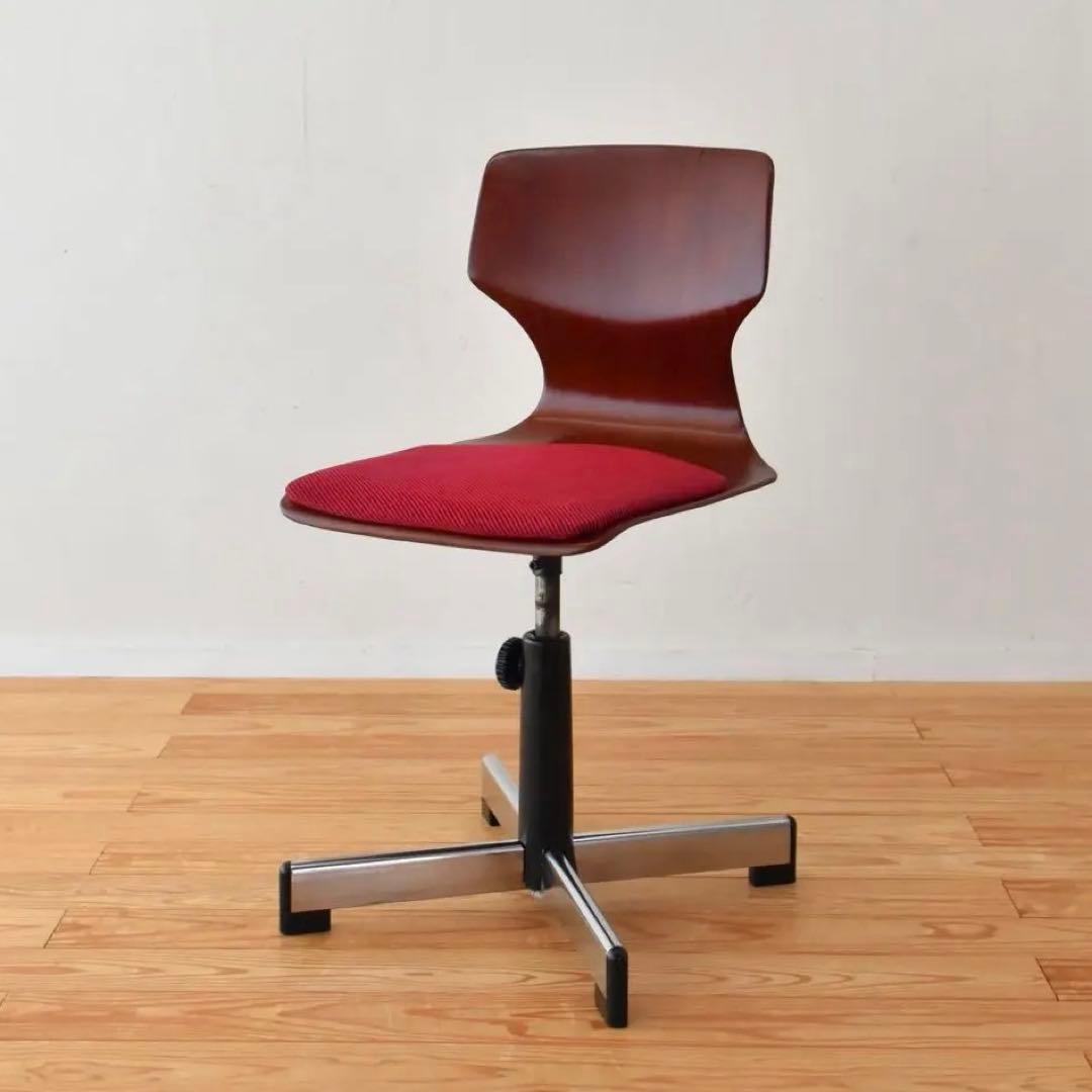 ドイツ Flötotto フロトット ミッドセンチュリー ヴィンテージ家具 Flototto ダイニングチェア 1950's Germany ヴィンテージ SHARK ATTACK