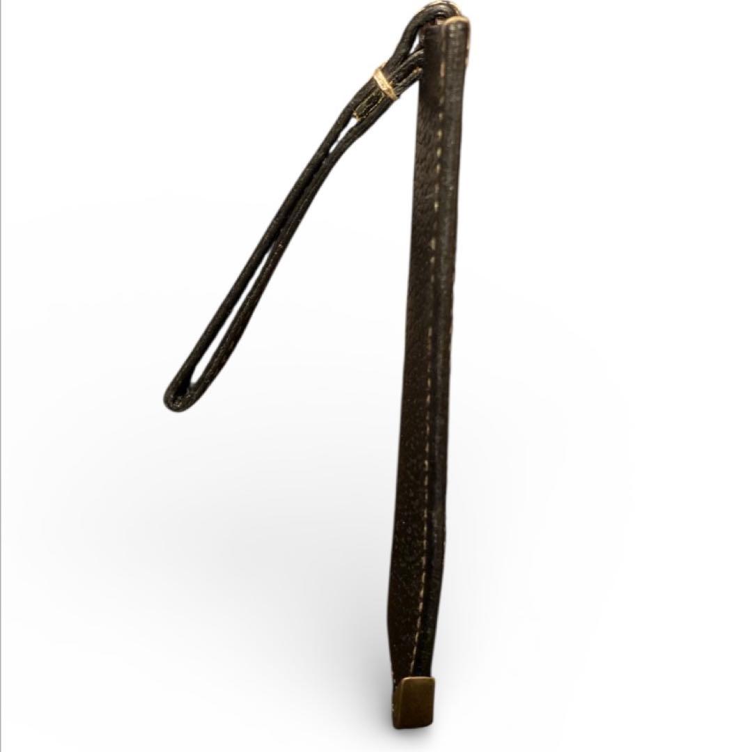 Salvatore フェラガモ シューホーン靴べら 本革ケース付ロゴ刻印 携帯