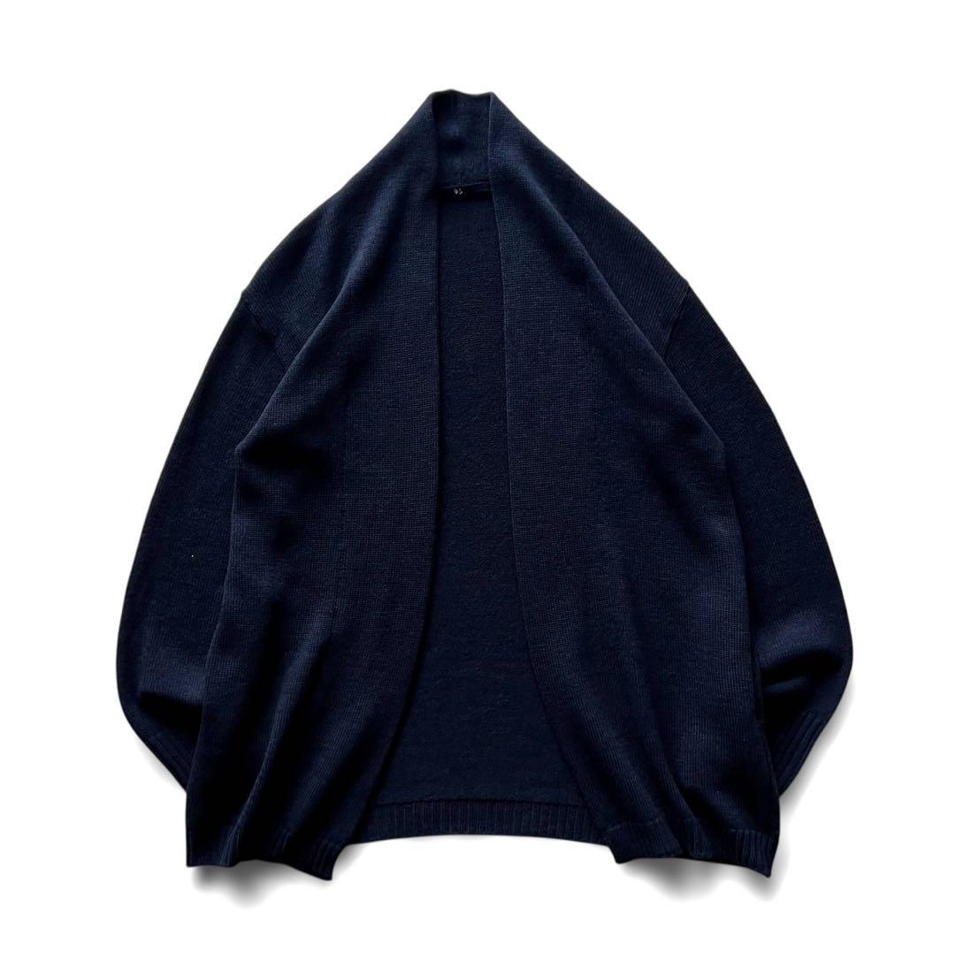 【美品】45R/45RPM ウール100% ボタンレスカーディガン 45R商品検索カーディガン｜45R