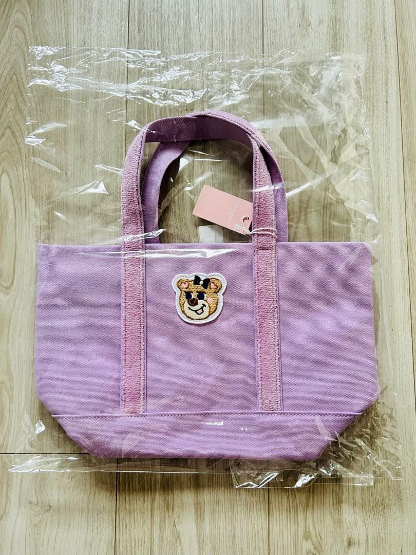 【新品未使用】FEILER オールドテディ ワッペントートバッグ ペールパープル 新色♪FEILER オールドテディガール ワッペントートバッグ (FEILER