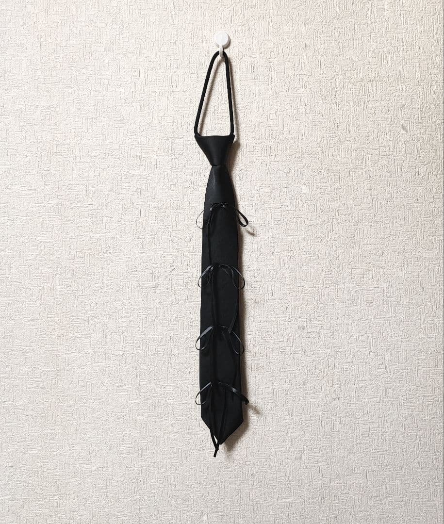 RONE PARC Ribbon rope tie (black)