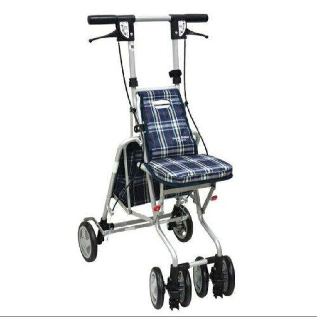 【新品・未使用】島製作所 サニーウォーカーAW-RB シルバーカー シルバーカー サニーウォーカー AW－RB コンパクトタイプ 島製作所