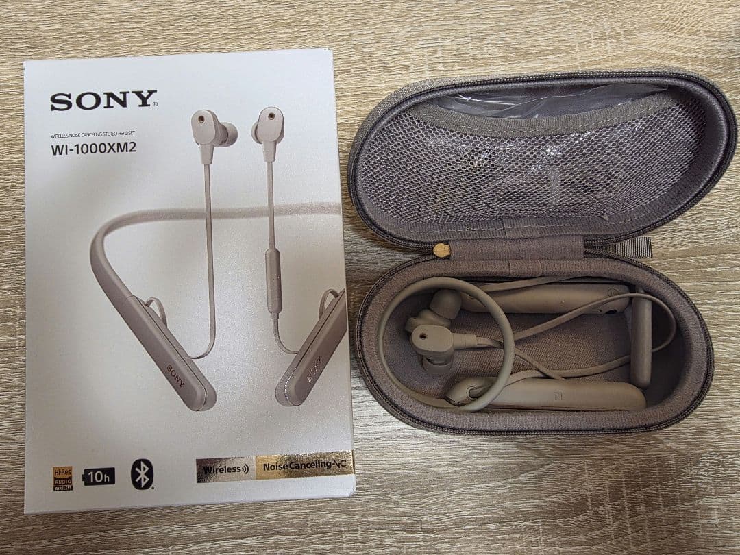 利用回数少 SONY WI-1000XM2 ワイヤレスイヤホン Amazon.co.jp: ソニー ワイヤレスノイズキャンセリングイヤホン WI
