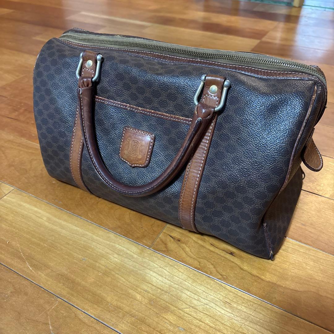 CELINE M13 ブラウン ボストンバッグ 中古・古着通販】CELINE (セリーヌ) ミニボストンバッグ ブラウン