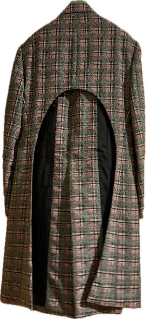 コムデギャルソンオムプリュス 20AW チェック柄 コート カラー