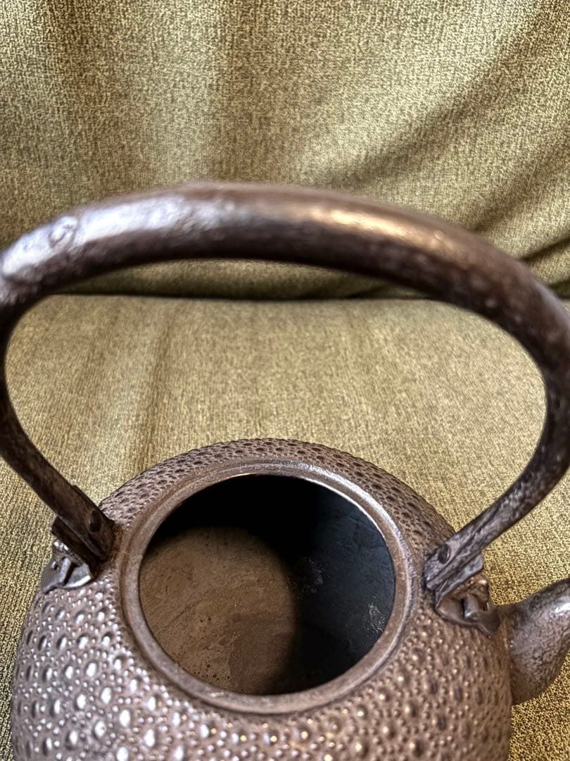 薫山　南部鉄瓶　2.1ℓ 亀甲　南部鉄器　盛岡