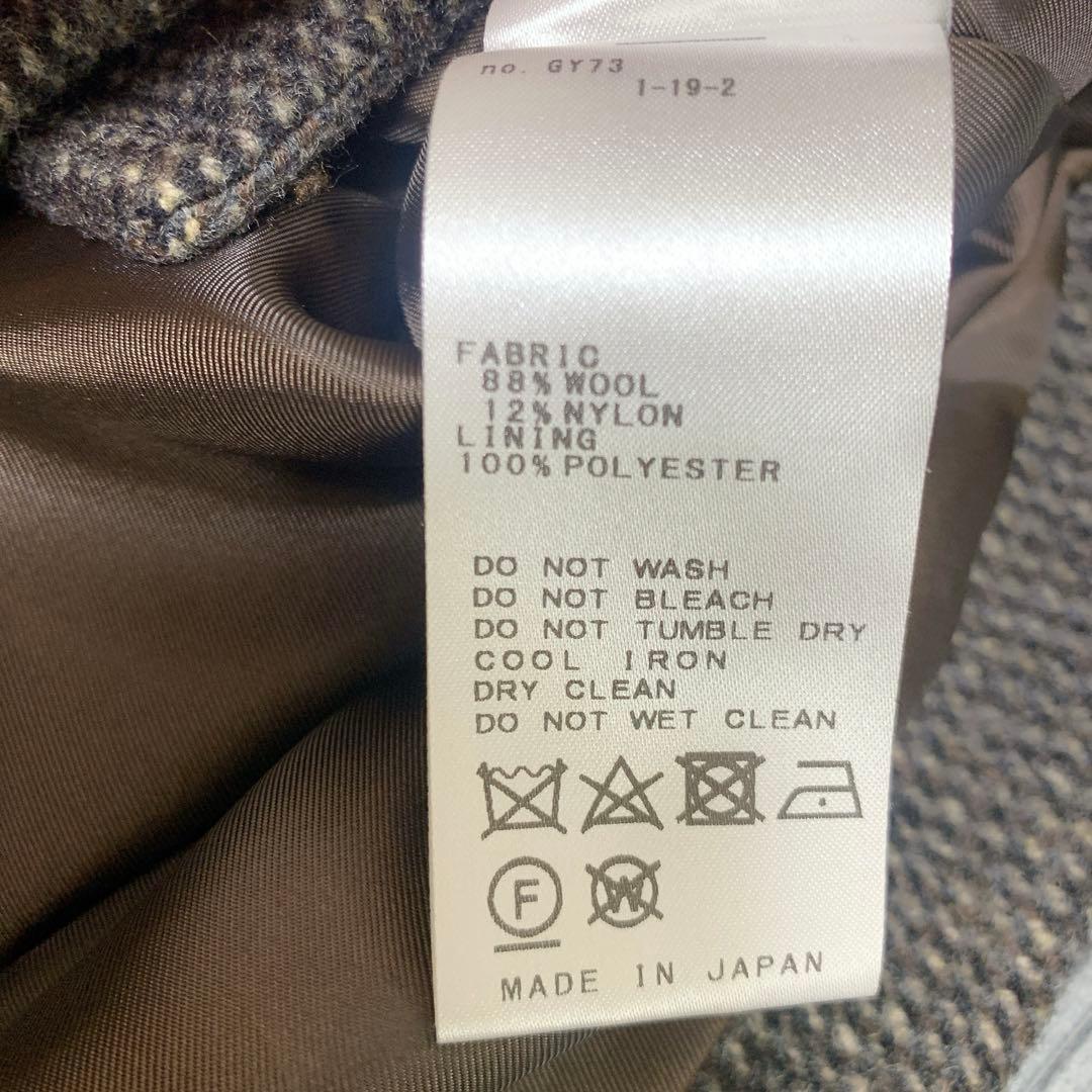 framework】23AW ピンチェックバルカラーショートコート - メルカリ