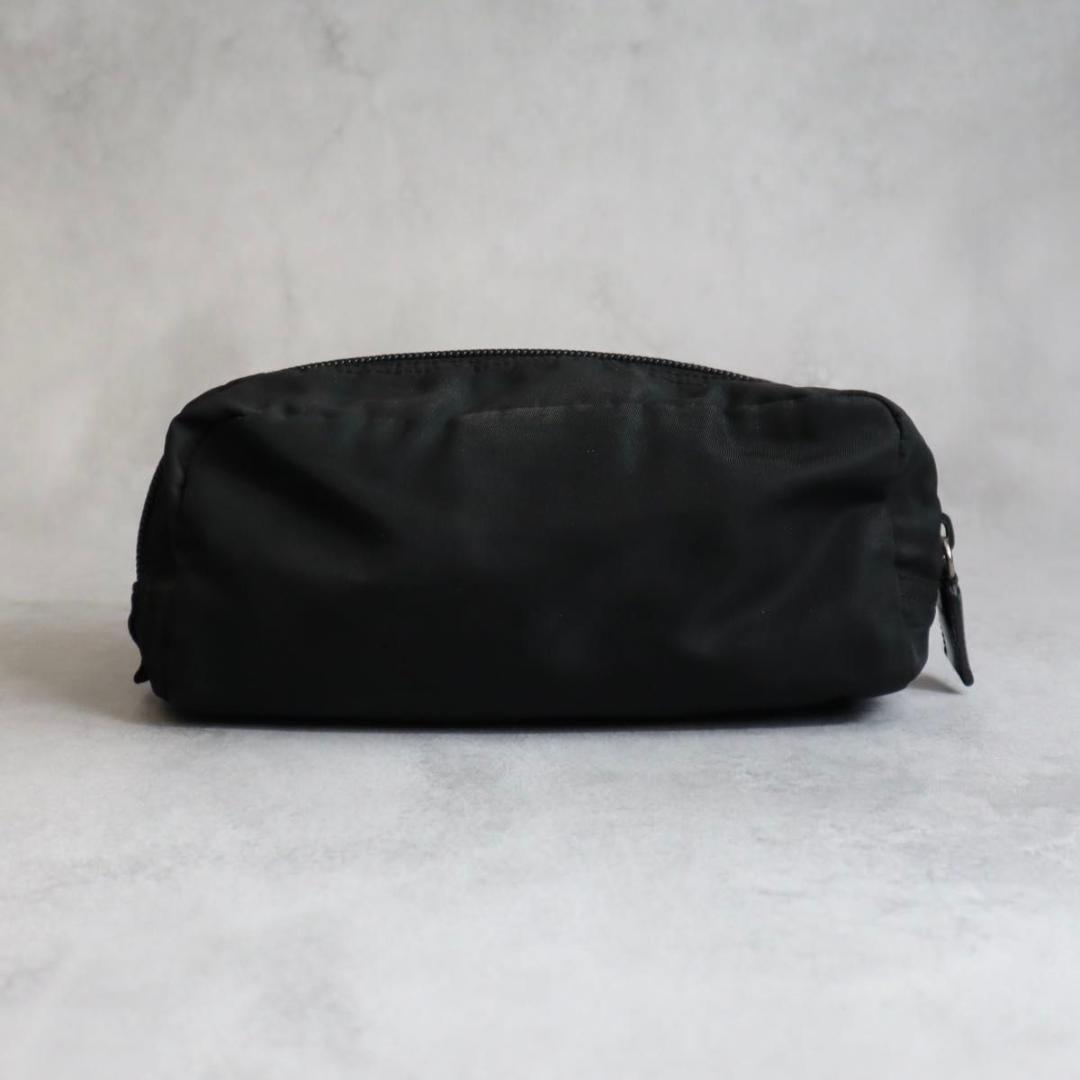 PRADA プラダ / テスートトライアングルポーチ ナイロン ブラック