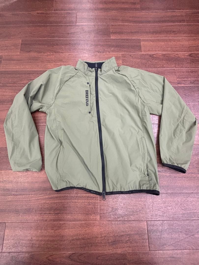 ブリーフィング　POCKETABLE WIND BLOUSON ゴルフ BRIEFING GOLF - MENS POCKETABLE WIND BLOUSON | ブルゾン | オリーブ
