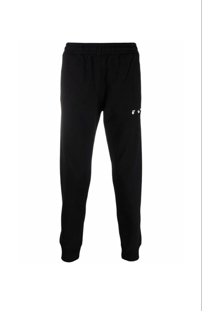 OFF-WHITE（オフホワイト）ロゴ トラックパンツ / Mサイズ Off-White Ink ロゴ トラックパンツ | ブルー | FARFETCH JP