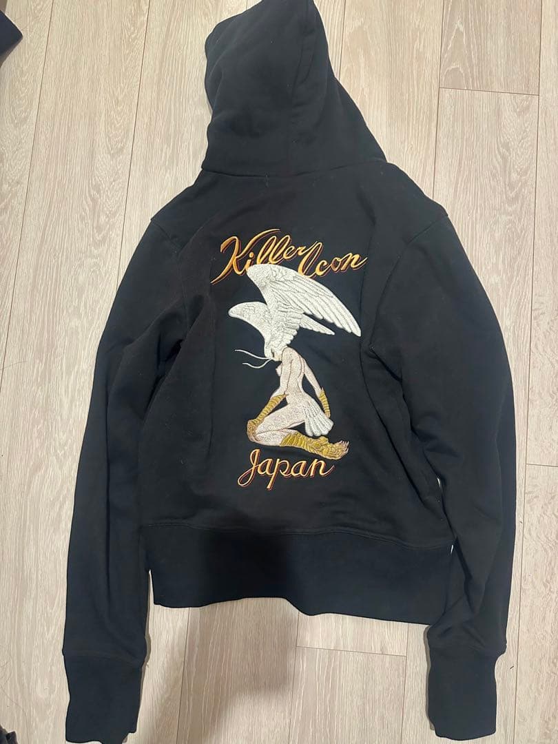 beauty:beast シレーヌ パーカー デビル Beauty Beast AW98 Embroidered Devilman's Sirene Sweatshirt | Grailed