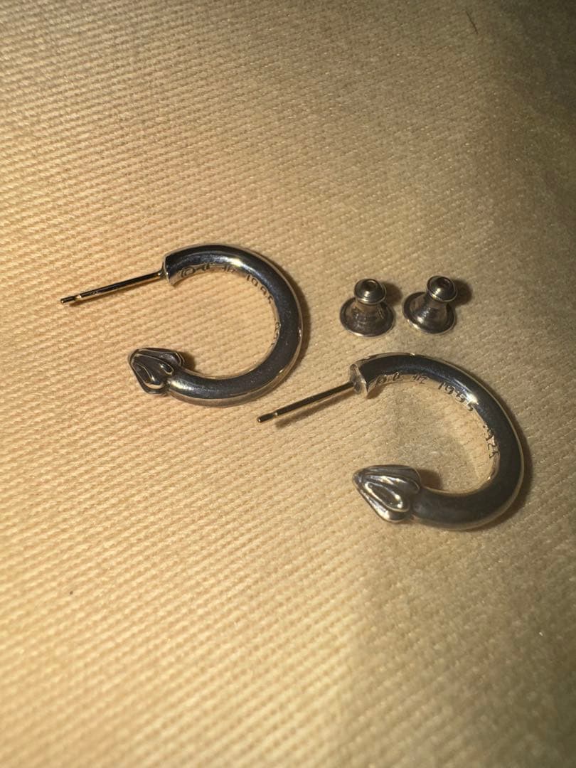 クロムハーツ プレーンフープシルバーピアス2個 楽天市場】【CHROME HEARTS クロムハーツ】Plain Hoop Earring
