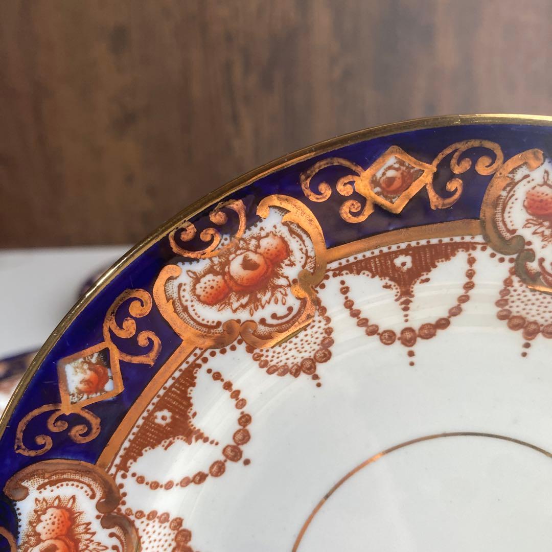 ロイヤルアルバート　イマリ 伊万里　コバルトブルー　17.5cm プレート　6枚