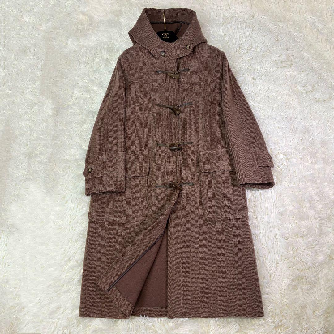 グローバーオール ダッフルコート ヘリンボーン ブラウン系 トグル FR40 グローバーオール ダッフルコート ヘリンボーン ブラウン系 トグル