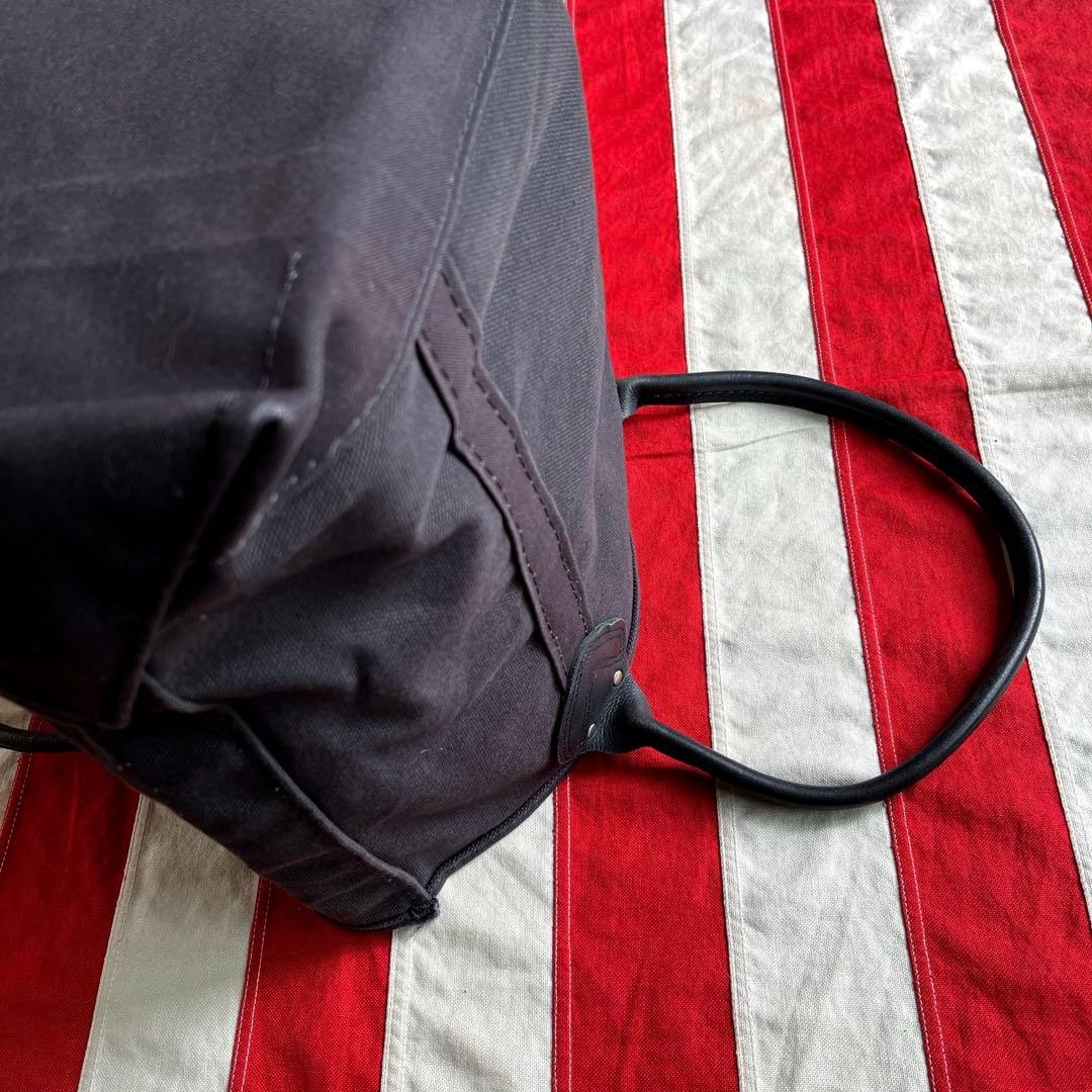 L.L.Bean BOTE AND TOTE レザーハンドル オールブラック M