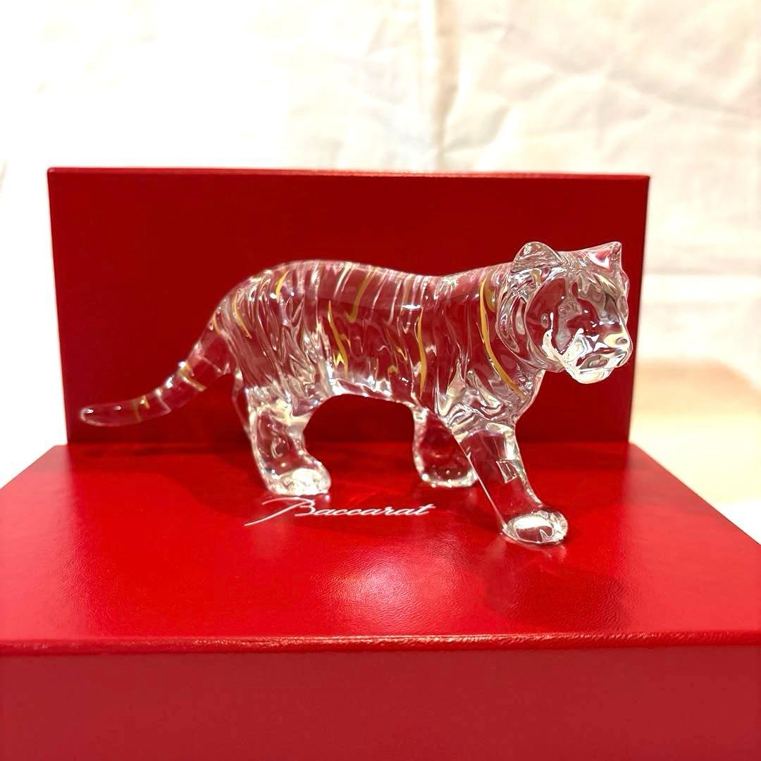 美品　バカラ クリスタル 干支 寅 トラ タイガー とら 寅 クリア 楽天市場】バカラ クリスタル 干支 寅 トラ ミニマルズタイガー 虎