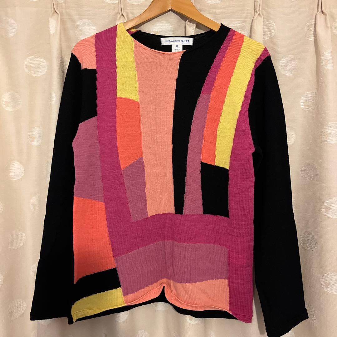 コムデギャルソンシャツ　24aw カラーニット コム デ ギャルソン・シャツ(COMME des GARÇONS SHIRT) 2024年春夏