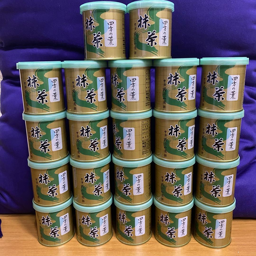 宇治 山政小山園 抹茶 四方の薫 缶入 30g 22缶 小山園 ⑦ 楽天市場】山政小山園 抹茶 MATCHA powdered green tea四方の薫(よもの