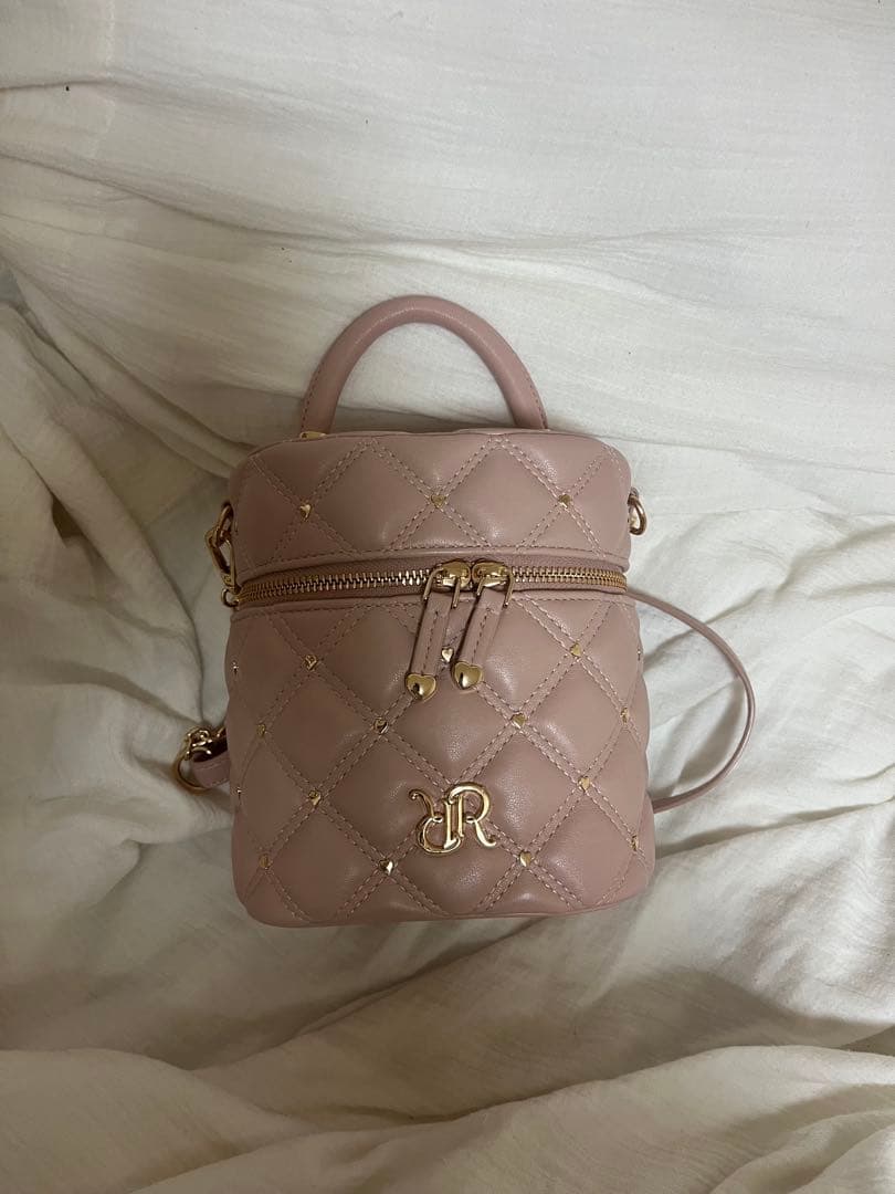 RANDA ハートコレクション ハートスタッズ2WAYキルティングバニティバッグ SALE】【HEART COLLECTION】ハートスタッズ2WAYキルティングバニティ