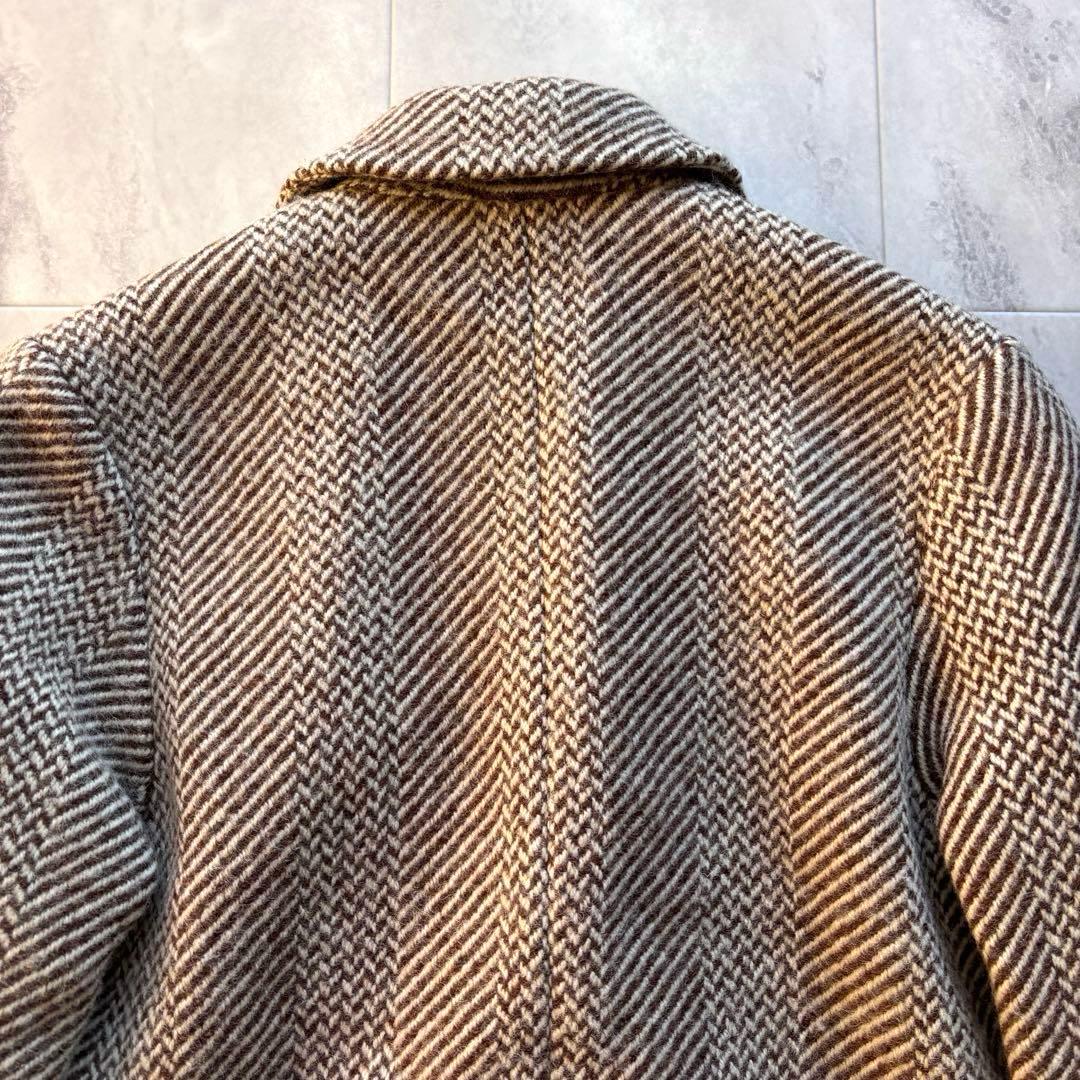 A.P.C.】アーペーセー チェスターフィールドコート ヘリンボーン柄 36