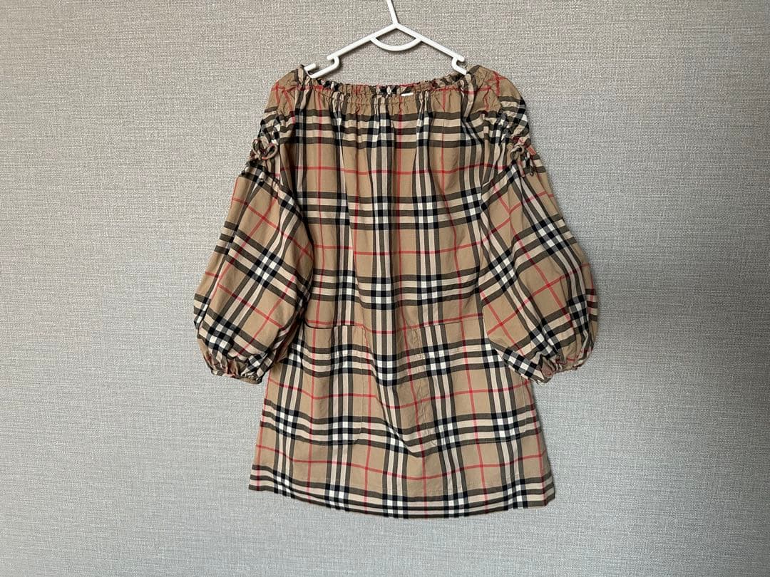 て*ん様 BURBERRY チェック柄 ワンピース 116cm