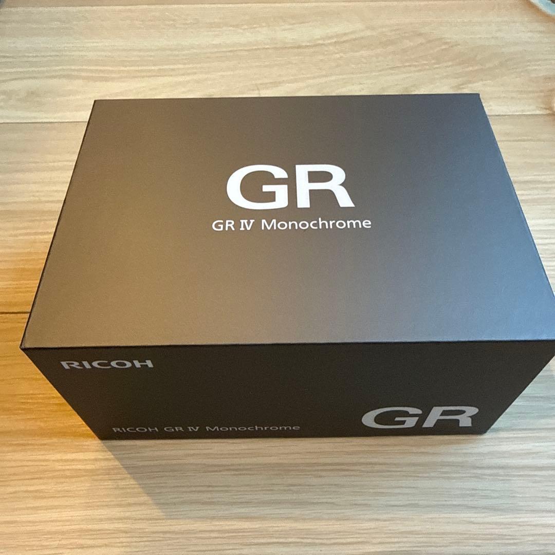 即日発送 RICOH GR IV Monochrome 新品未使用品