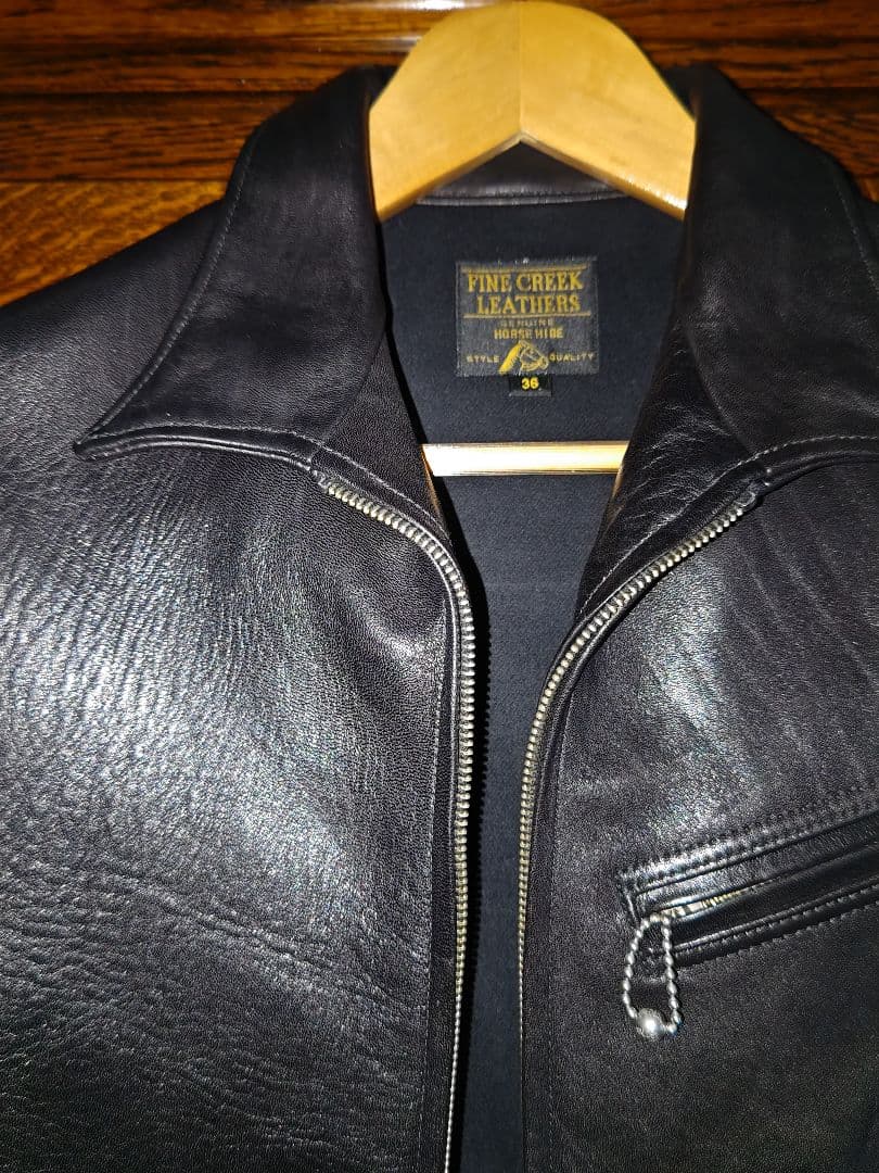 FINE CREEK LEATHERS \"Anne\"　シングルライダース