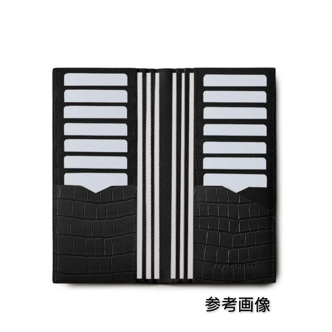 新品 ✨ ボナベンチュラ 長財布 ノブレッサ × エンボスクロコレザー