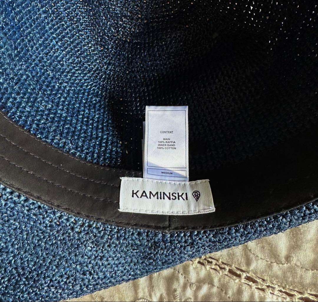 新品未使用ヘレンカミンスキー ラフィア製フェドーラ タグあります