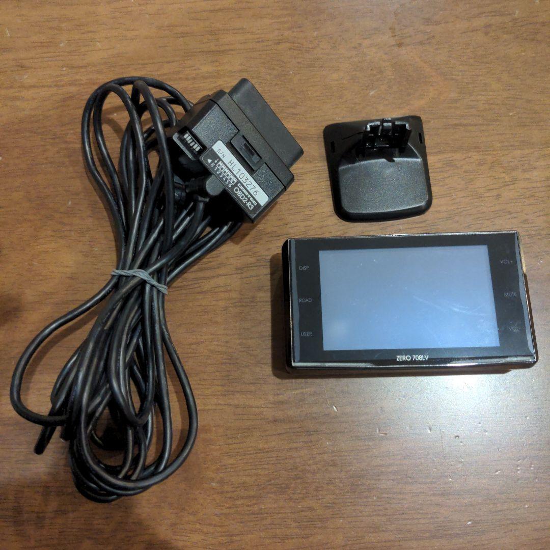 コムテック 708LV レーダー探知機 ZERO 708LV OBDアダプター付