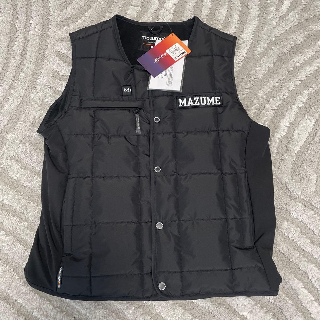 MAZUME ヒーターベスト L ブラック　マズメ mazume ヒーターベスト MZFW-879