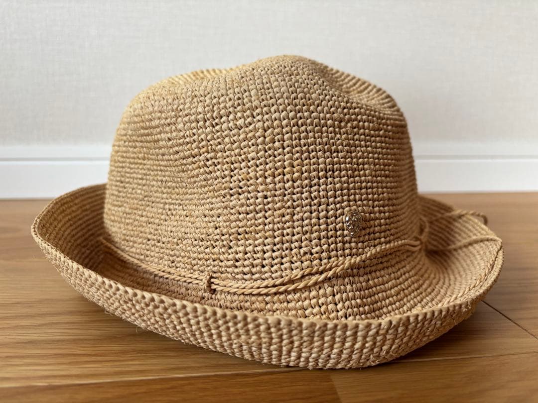 ヘレンカミンスキー 麦わら帽子 収納袋付き - メルカリ