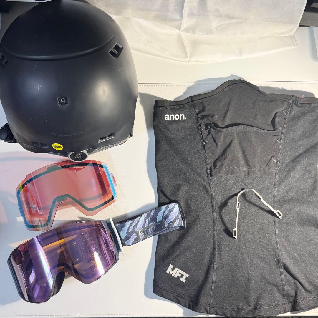anan burtonヘルメット ゴーグル ネックウォーマーキャリア5点セット 楽天市場】anon ゴーグル（ブランドバートン）（ヘルメット｜スキー